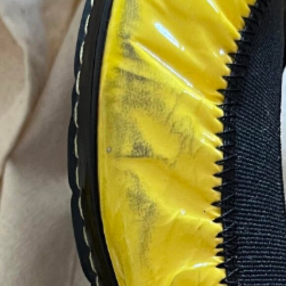 Chanel Yellow & Black Cap Toe Ballet Flats - Picture 5 of 7